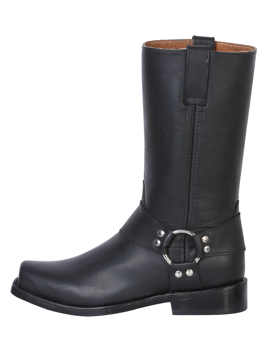 el General Motociclista Bota - Encerado Negro 134