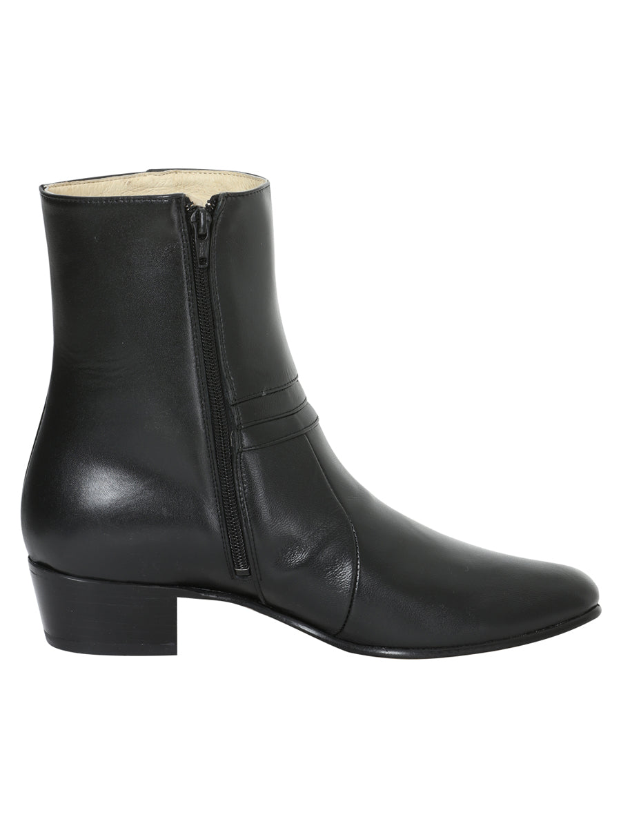 el Besserro Bota de Vestir - Negro Piel 199