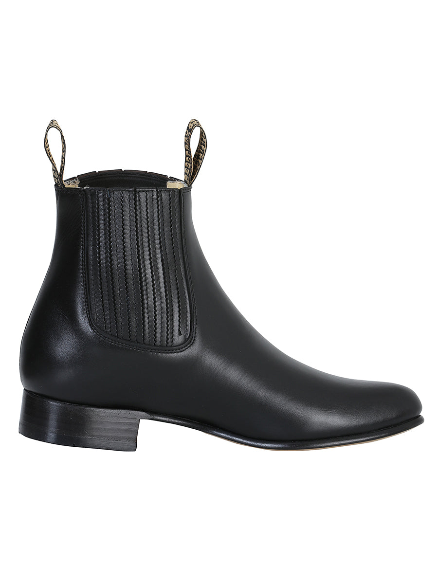 el Besserro Charro Bota - Piel Negro 207