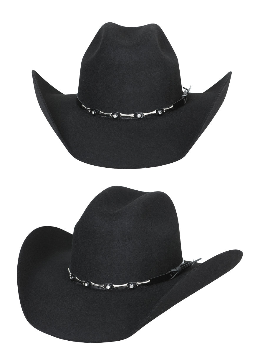 el General 50X Lana Vaquero Sombrero - Negro 23075