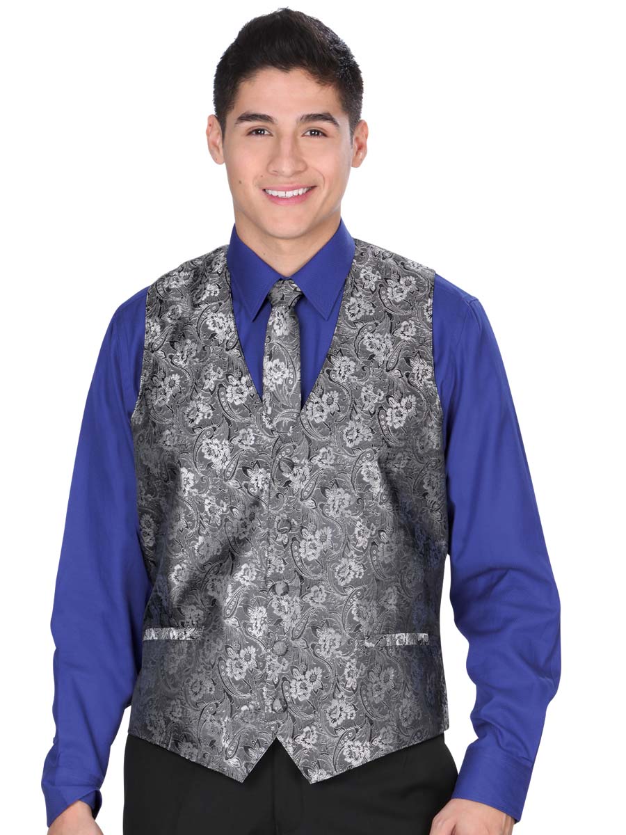 VESTIDO CHALECO EL GENERAL SS15-JS1 100% POLIESTER PLATA 34138