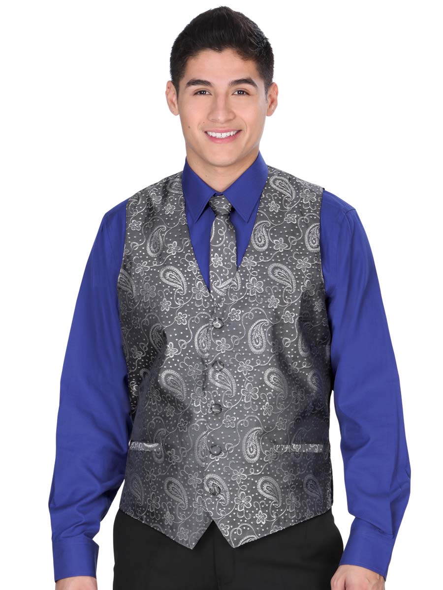 VESTIDO CHALECO EL GENERAL SS15-JS2 100% POLIÉSTER PLATA 34141