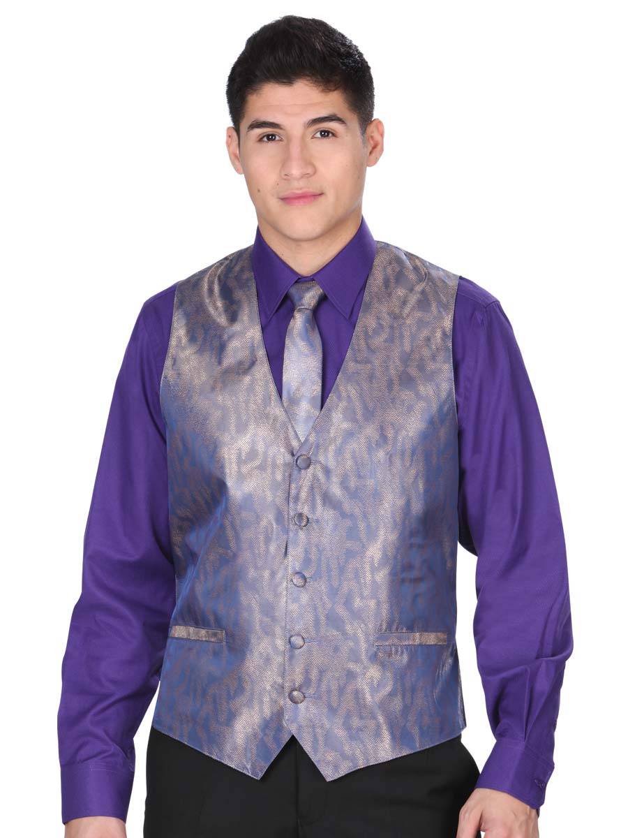 CHALECO DRESS EL GENERAL SS15-JS4 100% POLYESTER BLUE 34143