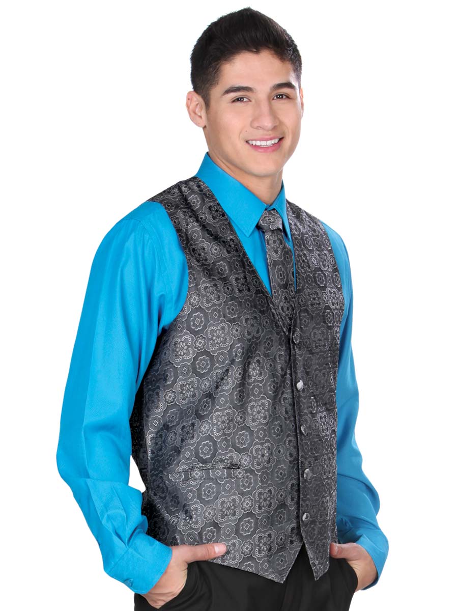 CHALECO DRESS EL GENERAL SS15-JS6 100% POLYESTER SILVER 34144