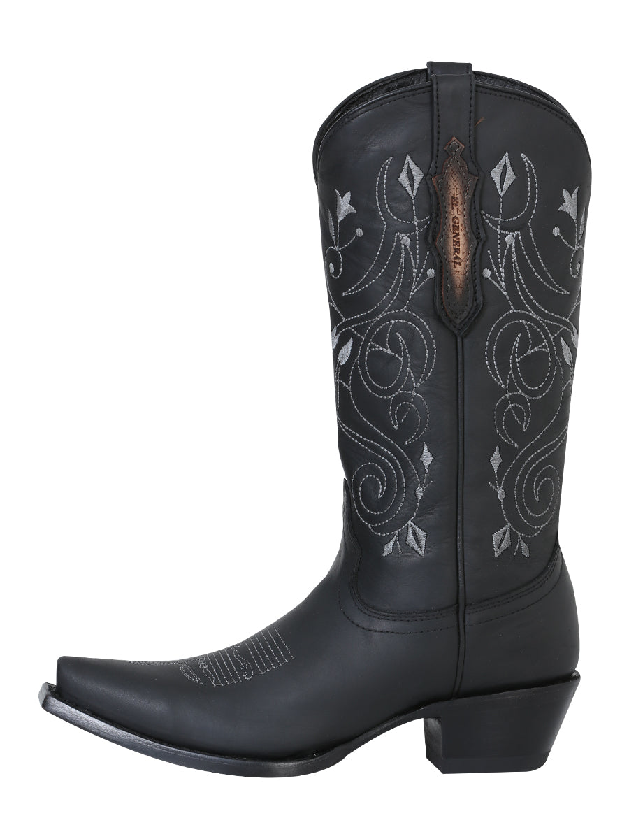 el General Dama Limited Edition Vaquero Bota - Negro 34514