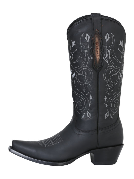 el General Dama Limited Edition Vaquero Bota - Negro 34514