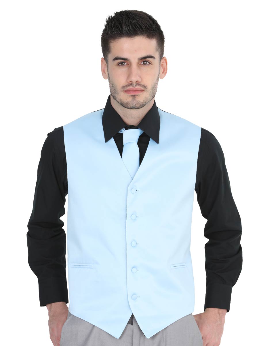 CHALECO EL GENERAL ELVESTTIESET 100% POLYESTER BLUE 40311