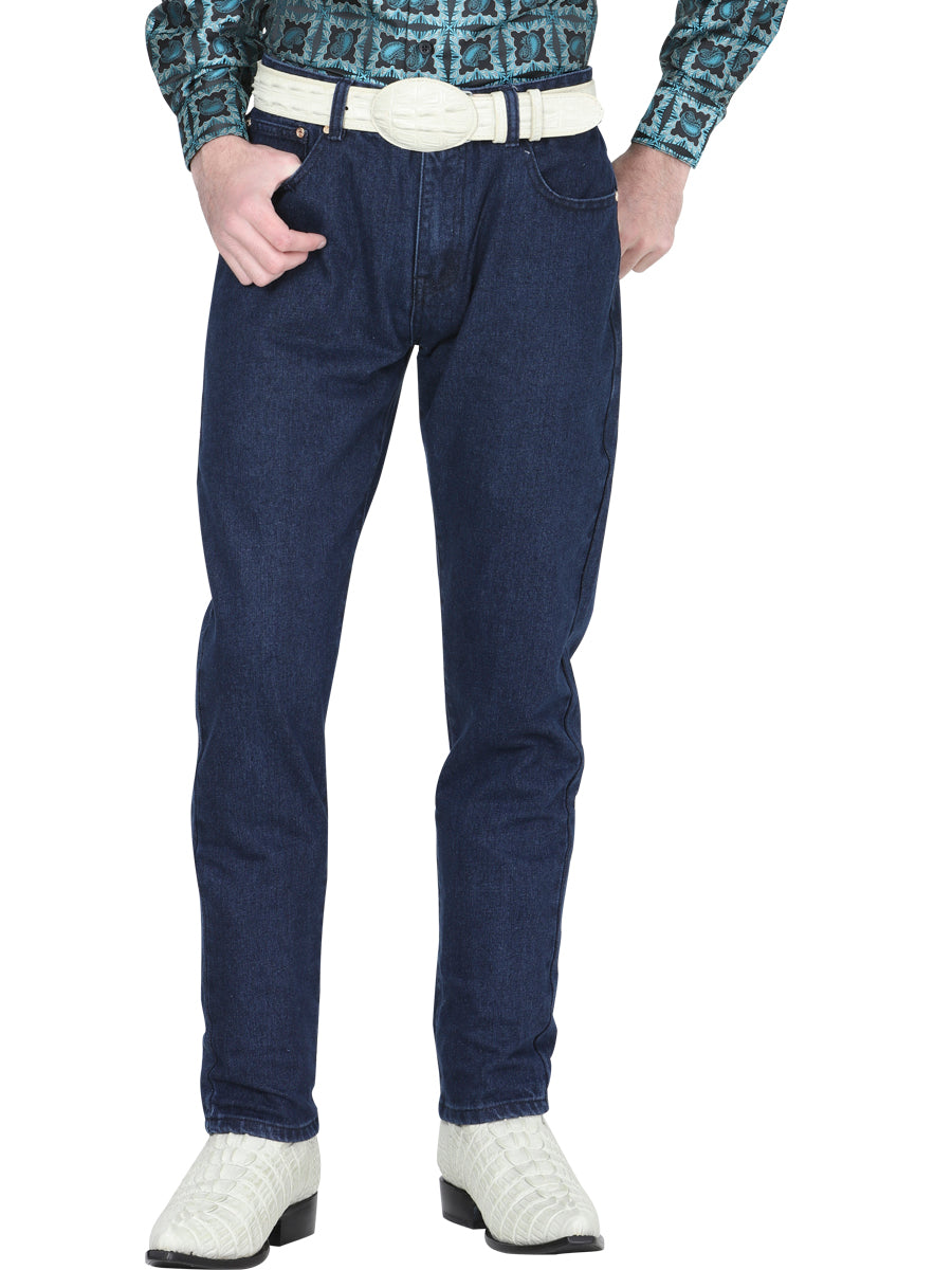Pantalon Mezclilla El General Am001 Mezclilla Azul Oscuro 41330