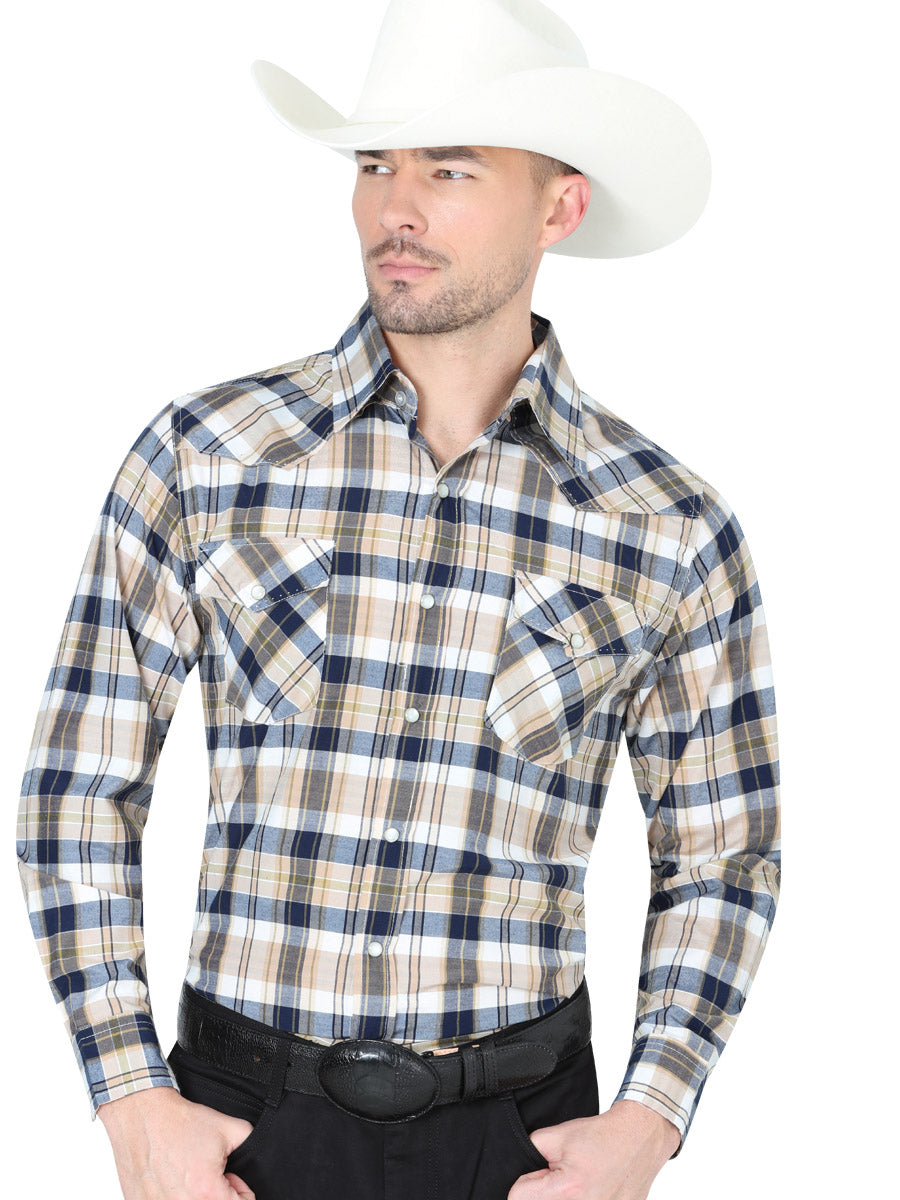 Camisa Vaquera M/ Larga El General R2018-8 60% Algodón 40% Poliéster Gris 41979