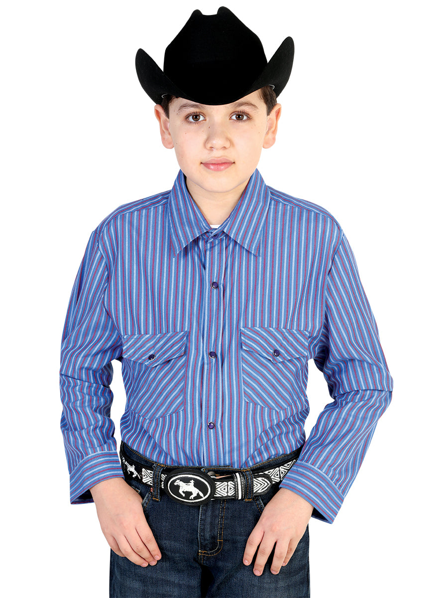 Camisa Vaquera Para Nino El General 2019-63 55% Algodón 45%Polyester Azul 42453