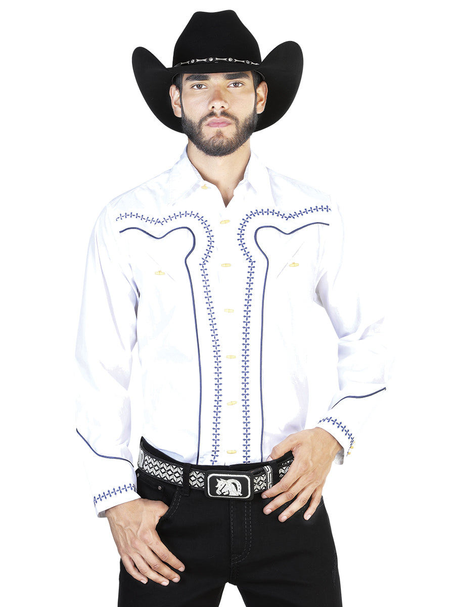 Camisa Charra El General 2019-115 55% Cotton 45%Poliéster Blanca 42549