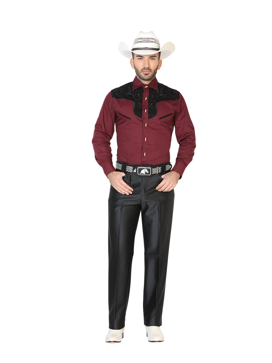 Pantalon El Senor De Los Cielos 190030 100% Poliester Negro 42633