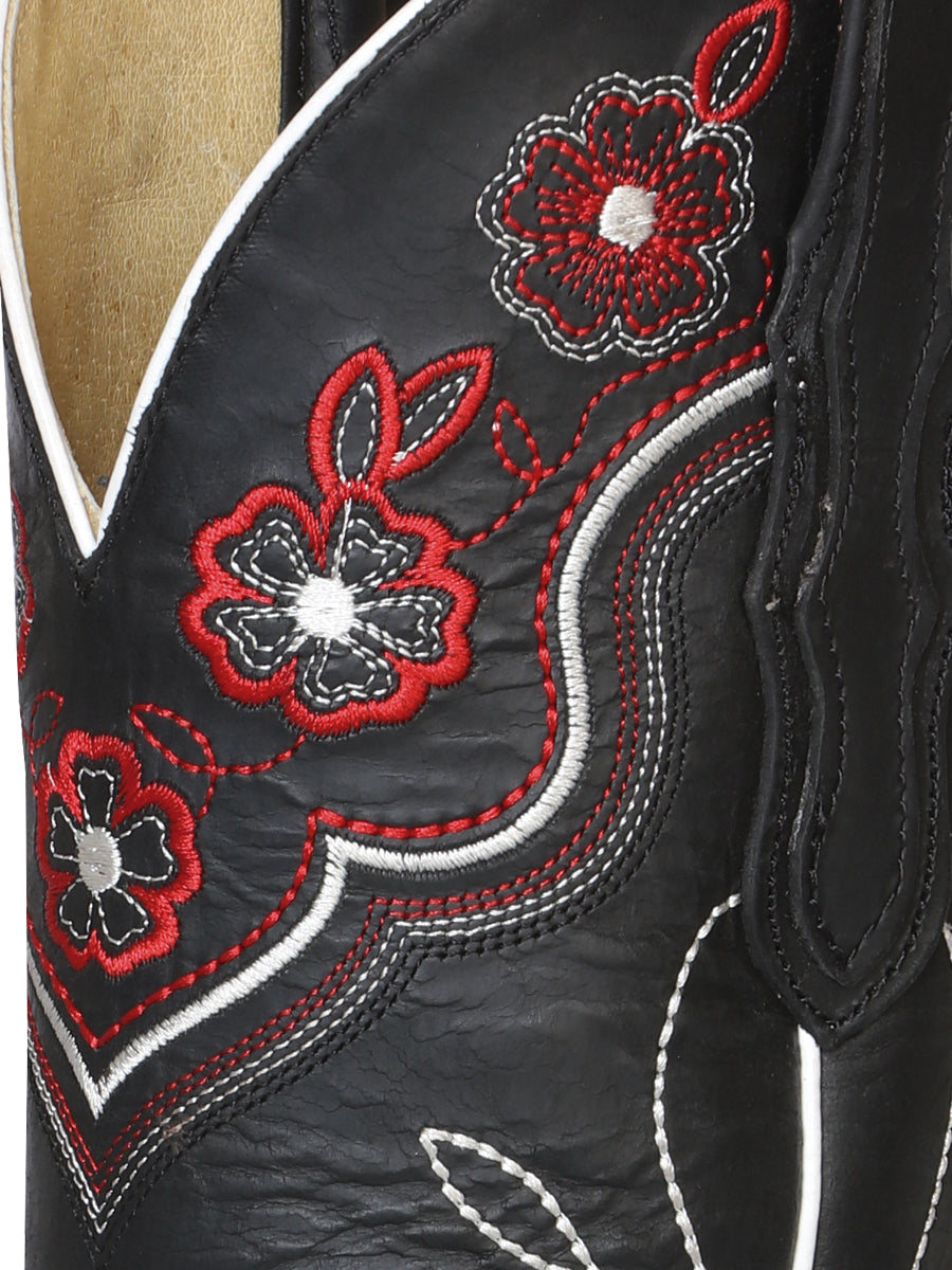 Bota Rodeo Dama El General Crazy Negro - Modelo 42977