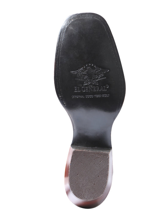 El General Dama Rodeo Bota - Gamuza Café 42984