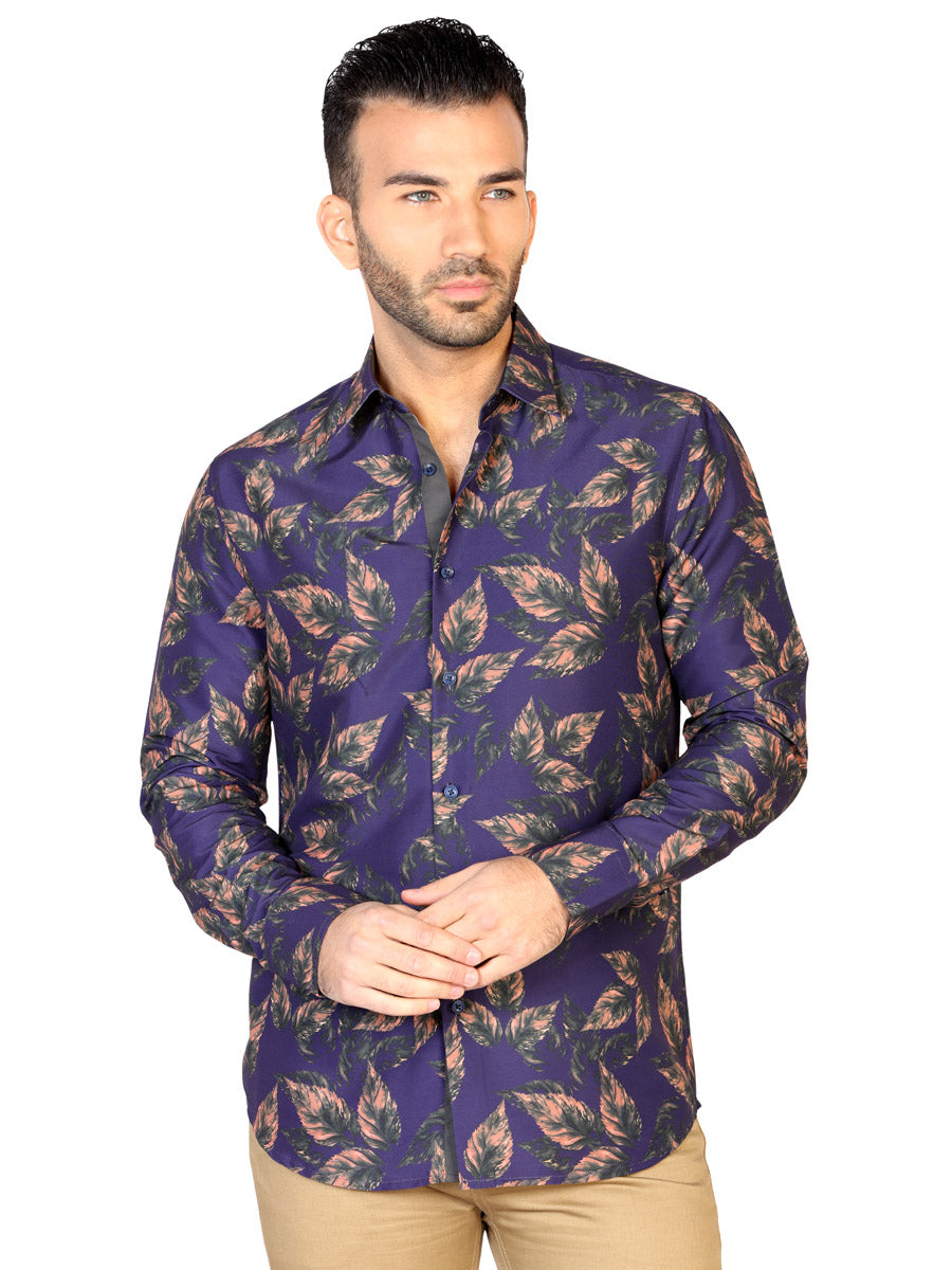 Camisa Casual El General Fd-4 100% Modal Azul Marino 43129