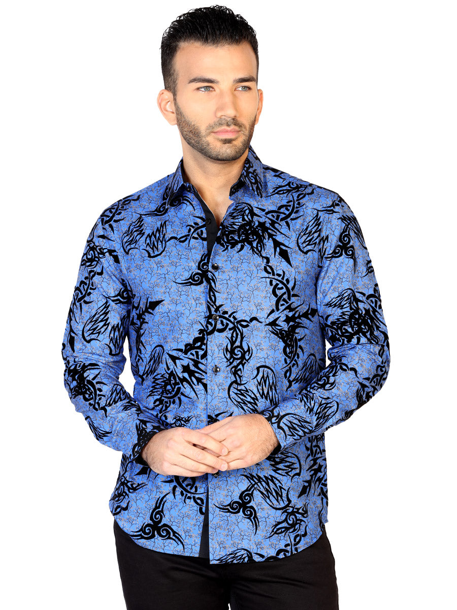Camisa Casual El General Fl-03 100% Modal Azul 43136