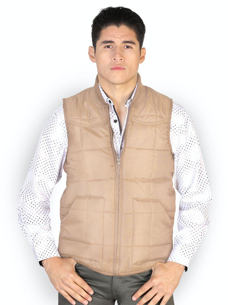 CHALECO CASUAL EL GENERAL 2019-211 100% POLIÉSTER CAQUI/CAFÉ 43159