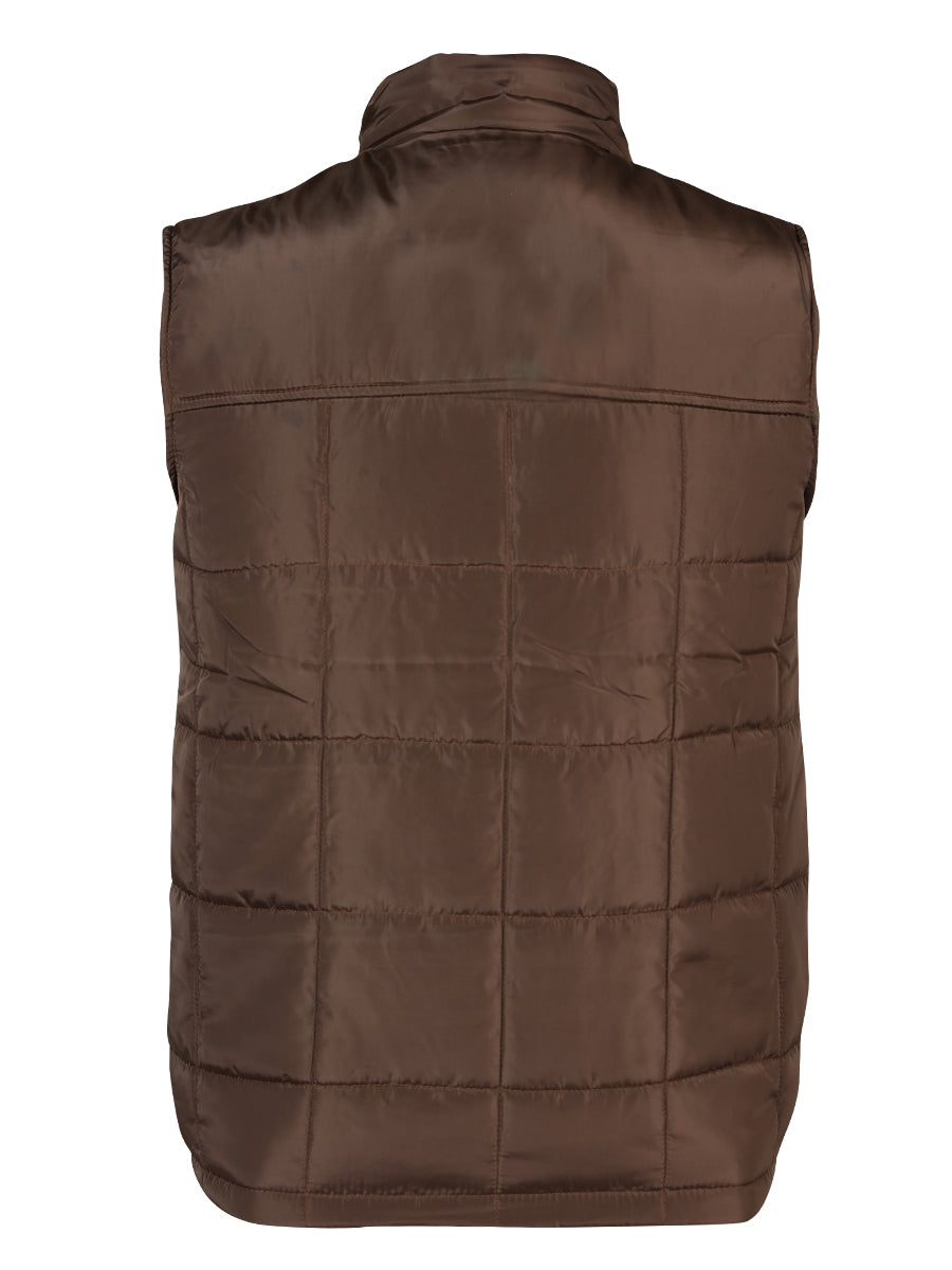 CHALECO CASUAL EL GENERAL 2019-211 100% POLIÉSTER CAQUI/CAFÉ 43163