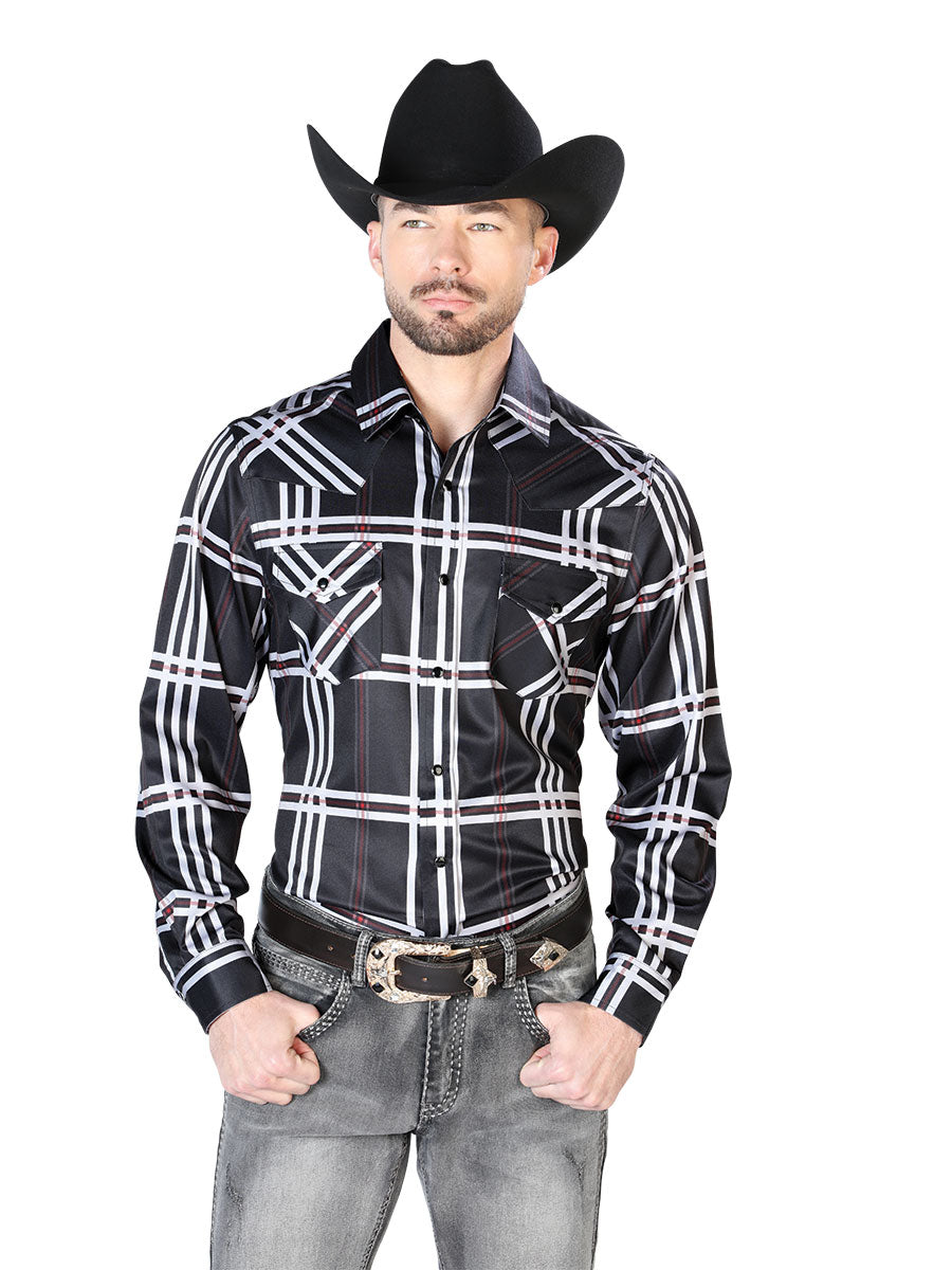 Camisa Casual El General 12 Negro/Rayas 43927