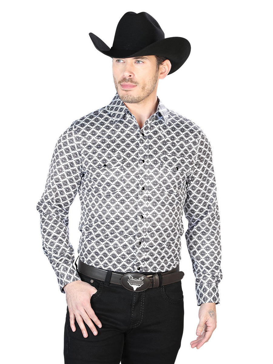 Camisa Casual El General 15 Negro Gris 43930