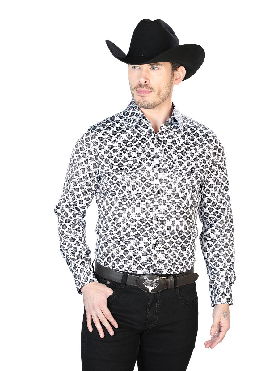 Camisa Casual El General 15 Negro Gris 43930