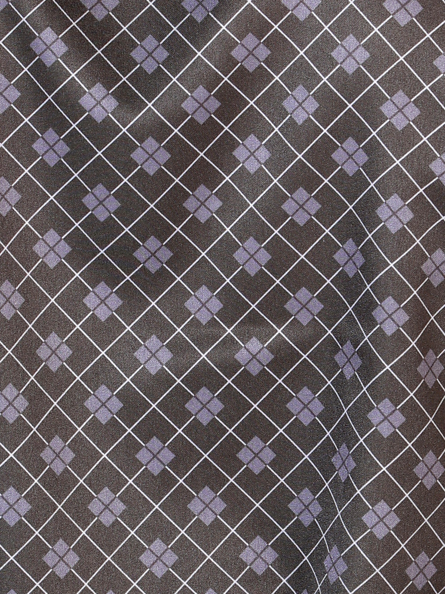 Camisa Casual Manga Larga El Señor De Los Cielos 35 97%poliéster 3%lycra Marrón 43950