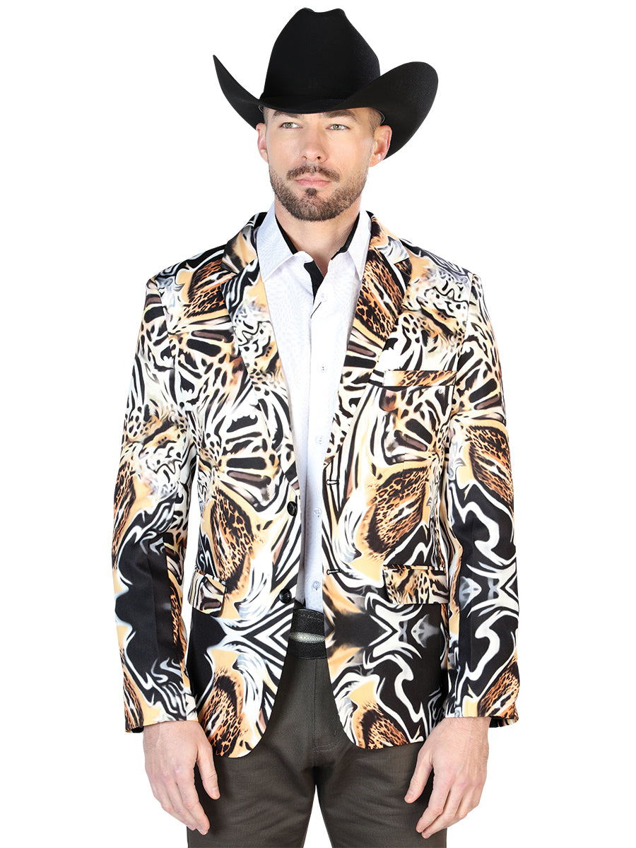 Blazer El Señor De Los Cielos 1137-4 97%poliéster 3%lycra Blanco 44000