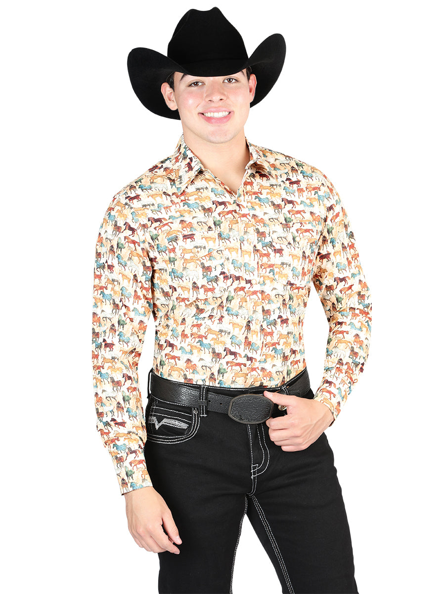 el General Khaki Vaquero Camisa 44324
