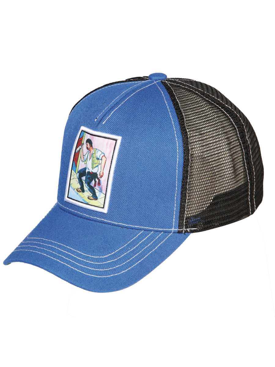 Gorra El General El Borracho Tela Azul/negro 44387