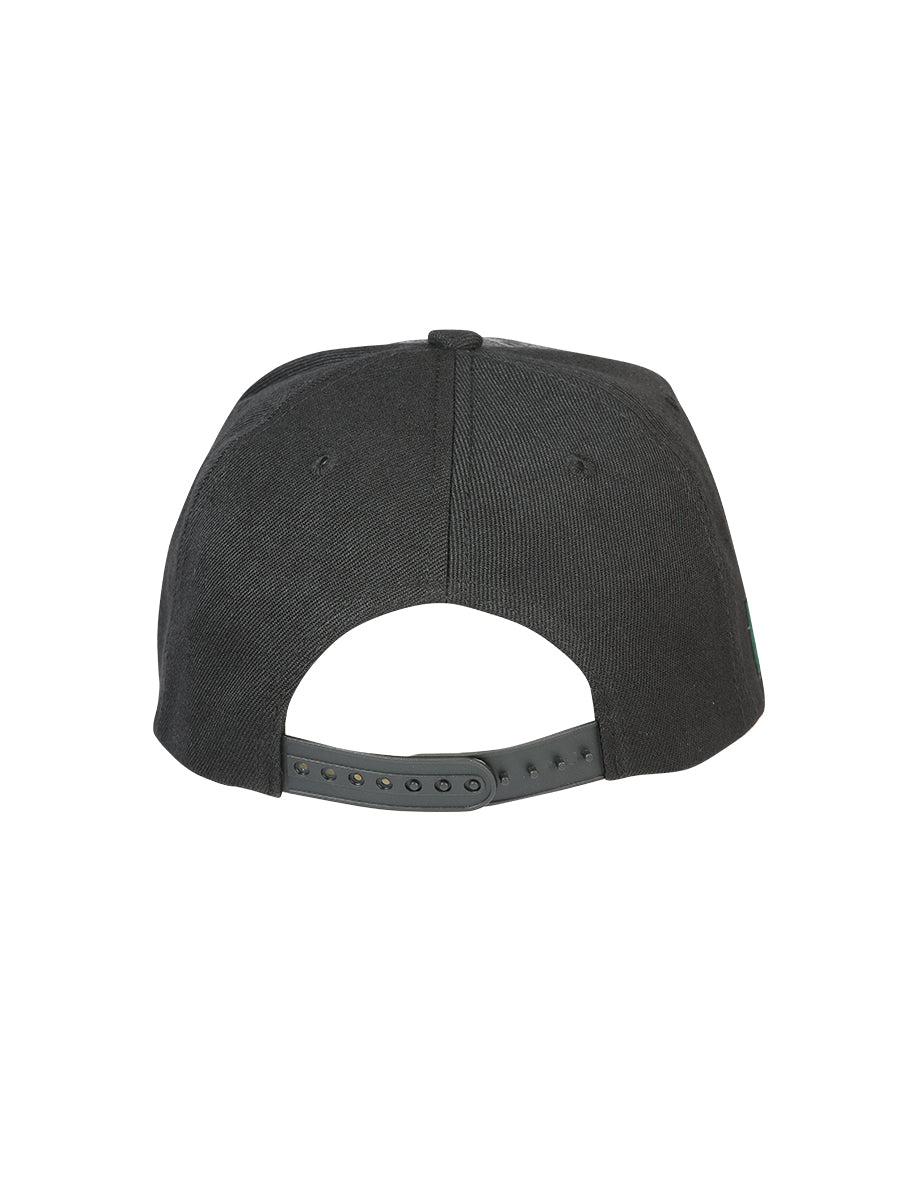 Gorra El General Bull Tela Negro/rojo 44391