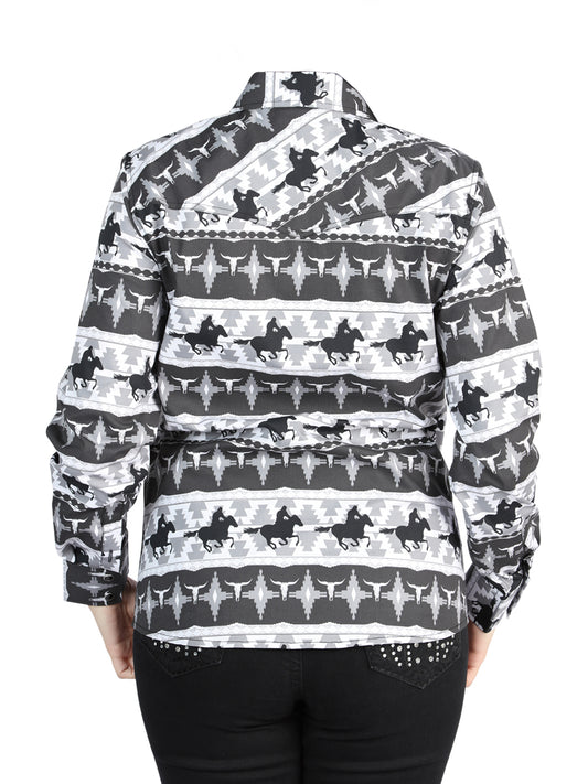 El General - Casual Long - Sleeve Camisa - Negro 44479