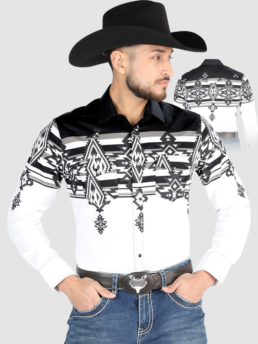 el General - Casual Manga Larga Camisa - Negro 44496