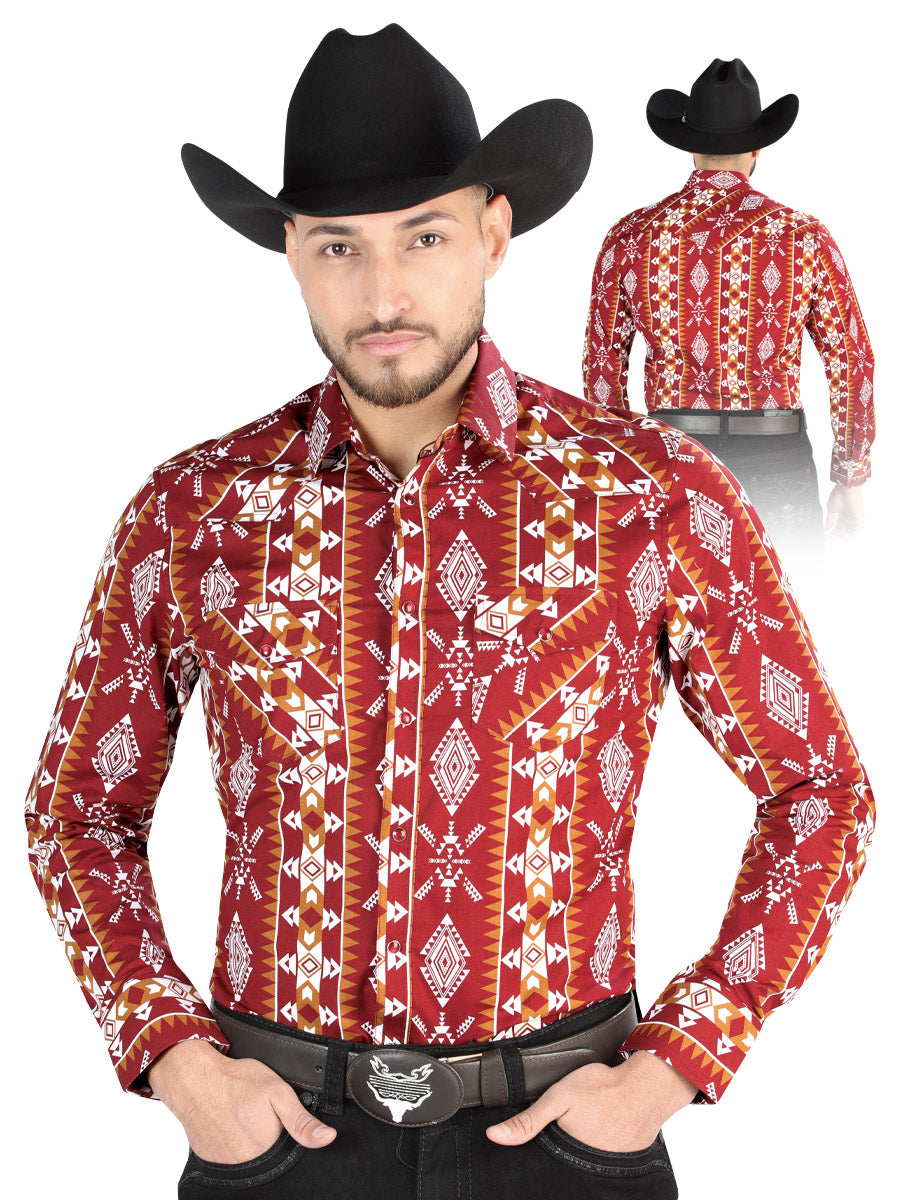 El General - Casual Manga Larga Camisa - Negro 44503