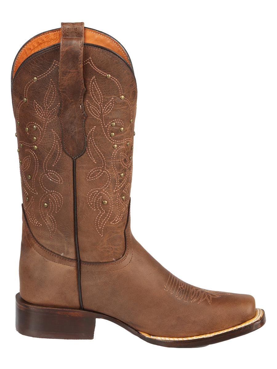 Bota Rodeo Dama El General Alazan Café - Modelo 44853