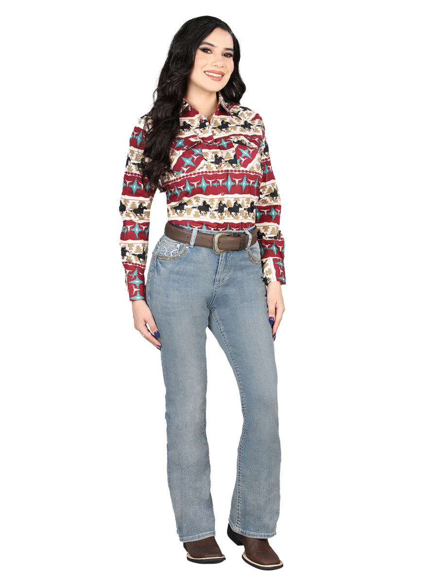 Pantalon Centenario Ec-W018 Mezclilla Azul Claro 45033