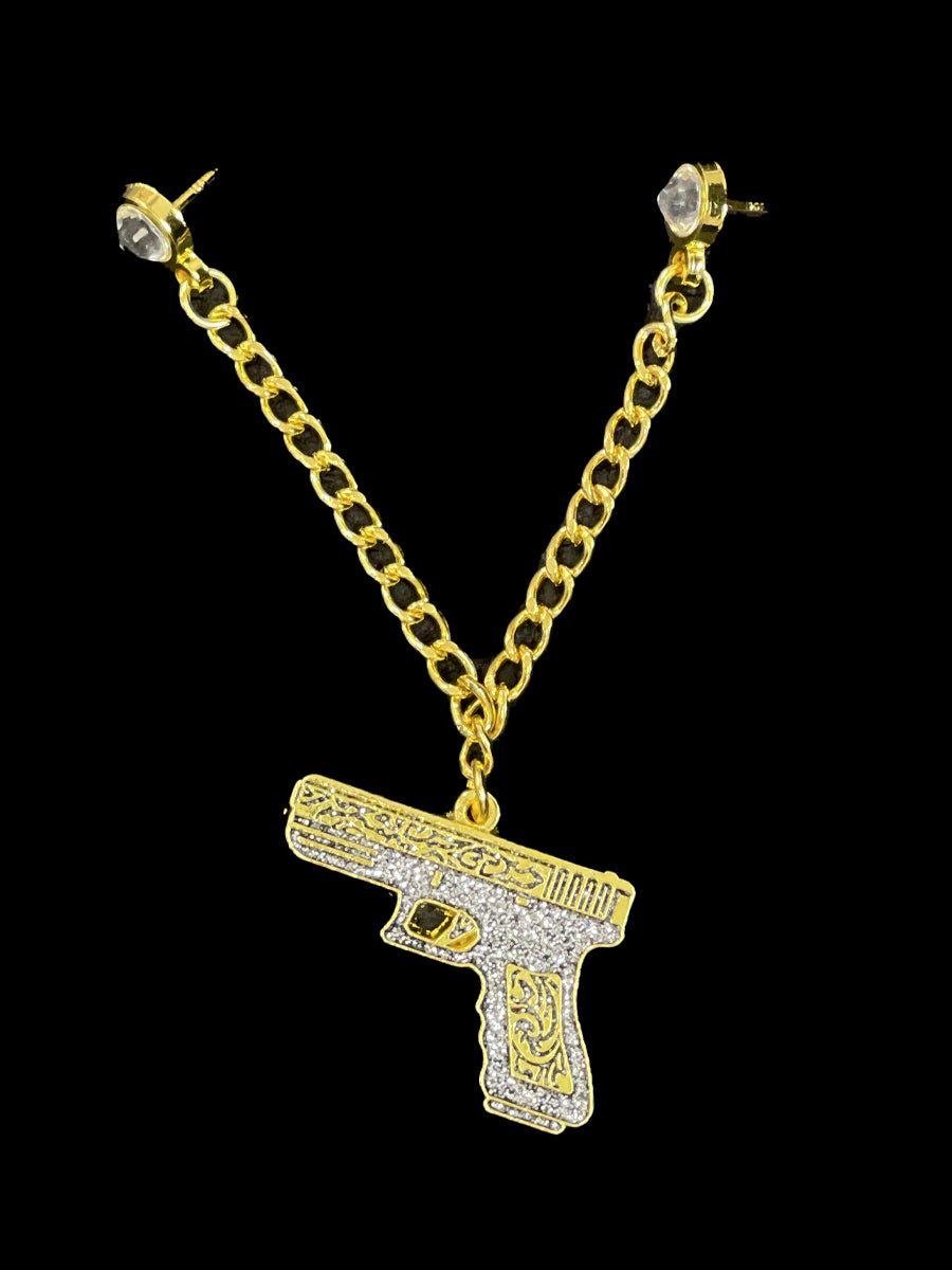 Pin El General Pistola Metal Negro 45242