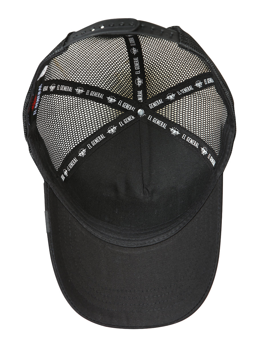 Gorra El General Caballo Tela Negro 45252