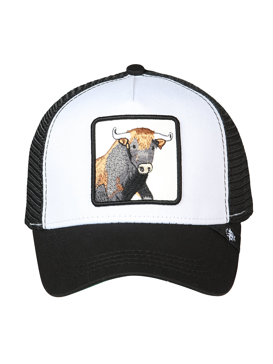 Gorra El General Toro Tela Blanco/negro 45254