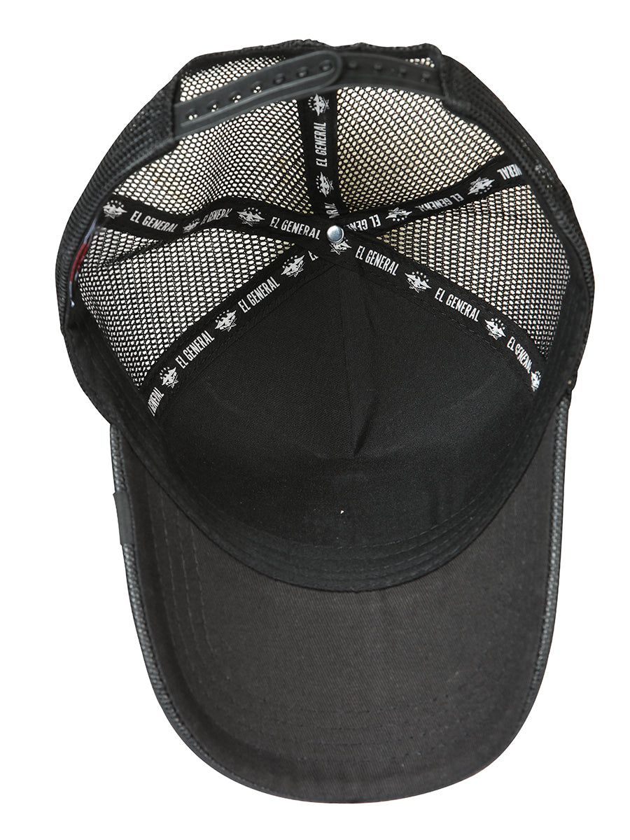 Gorra El General Tigre Tela Negro 45255