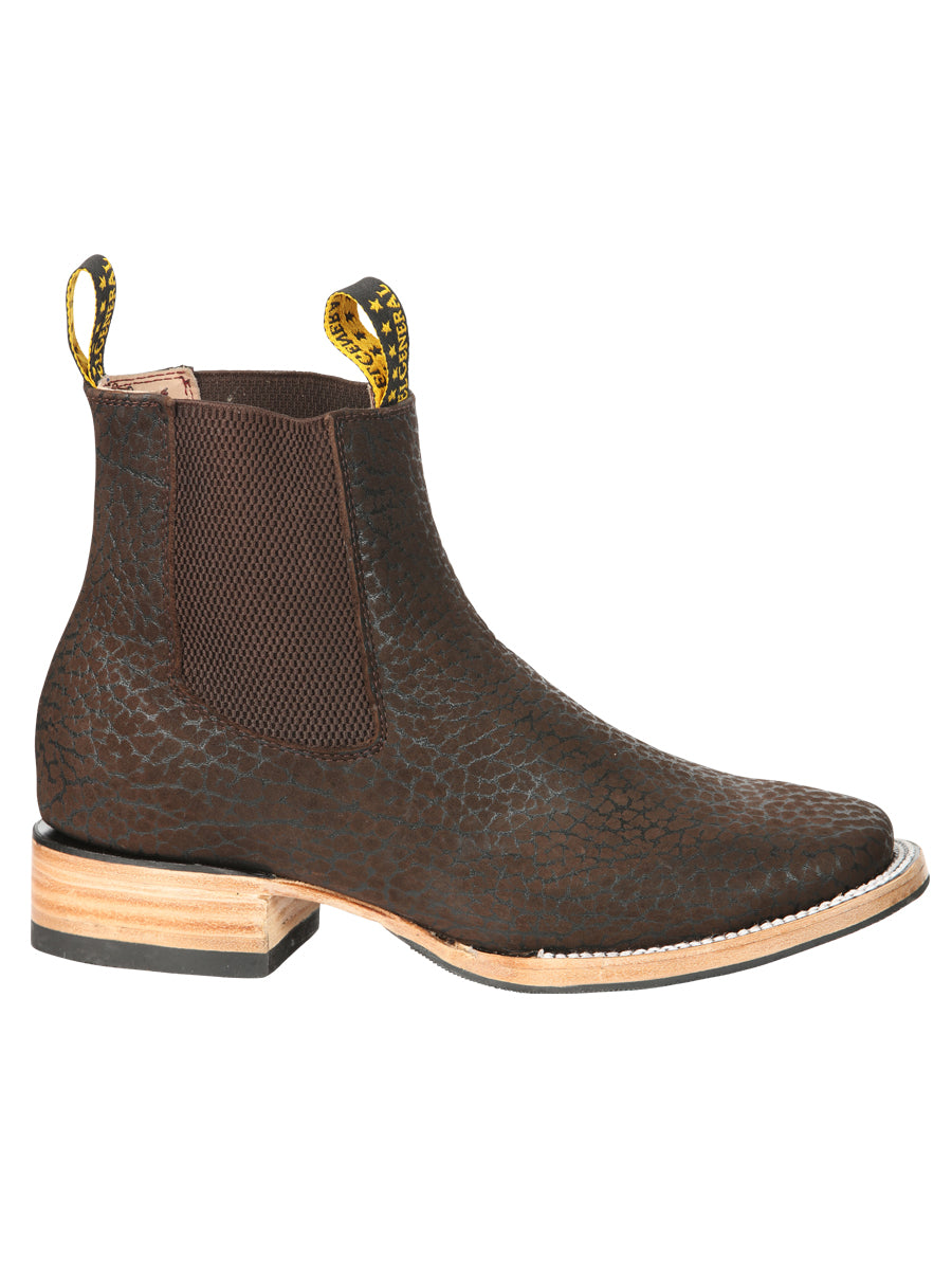 Bota Vaquera Caballero El General Piel Vacuna - Modelo 45341