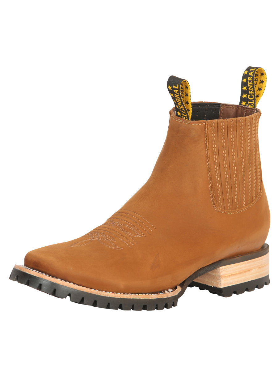 el General Caballero Tobillo Botas - Nobuk Oro Viejo 45343