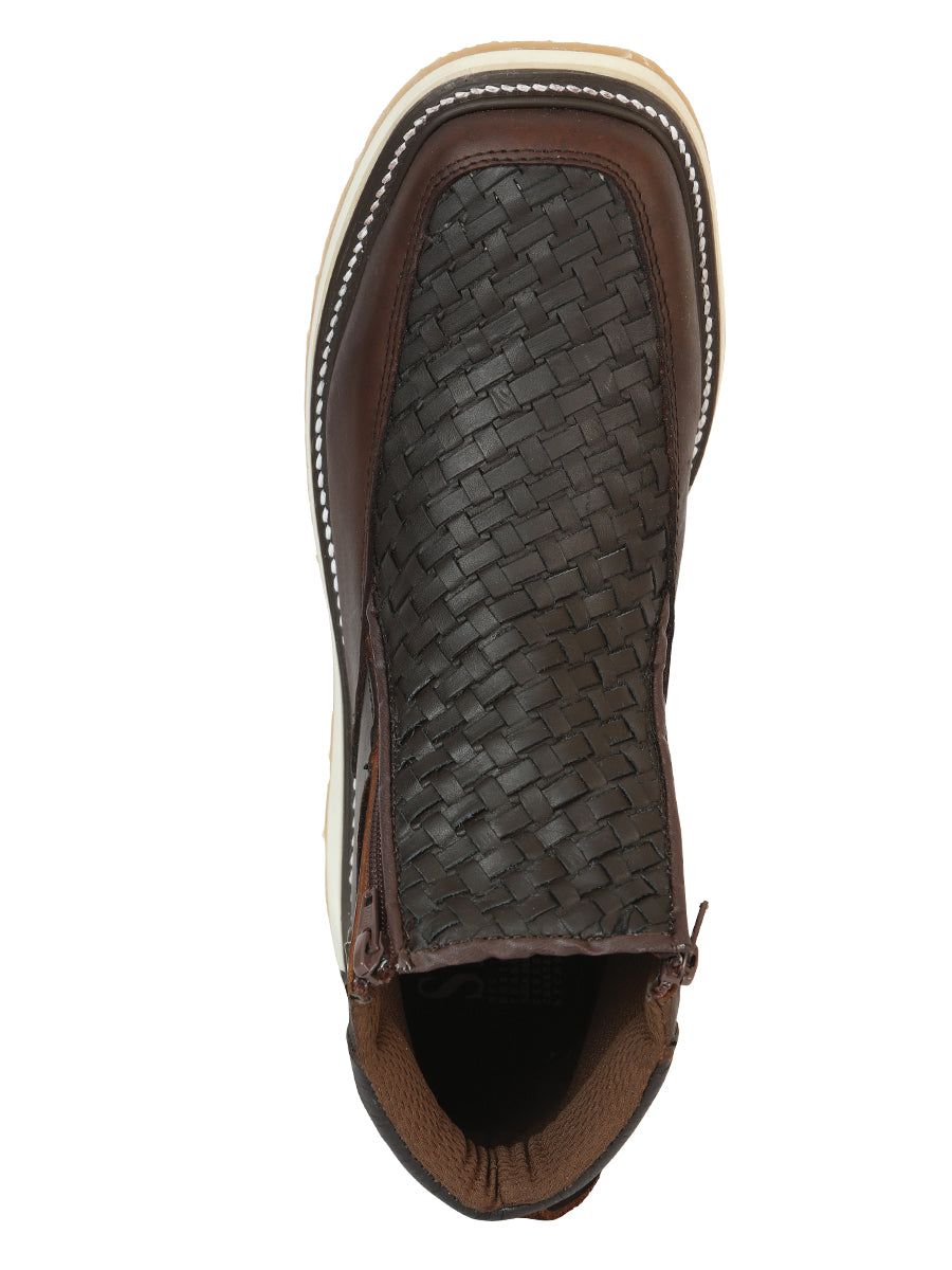 Zapato Doble Cierre Sefeni 502 Crazy Choco 45395