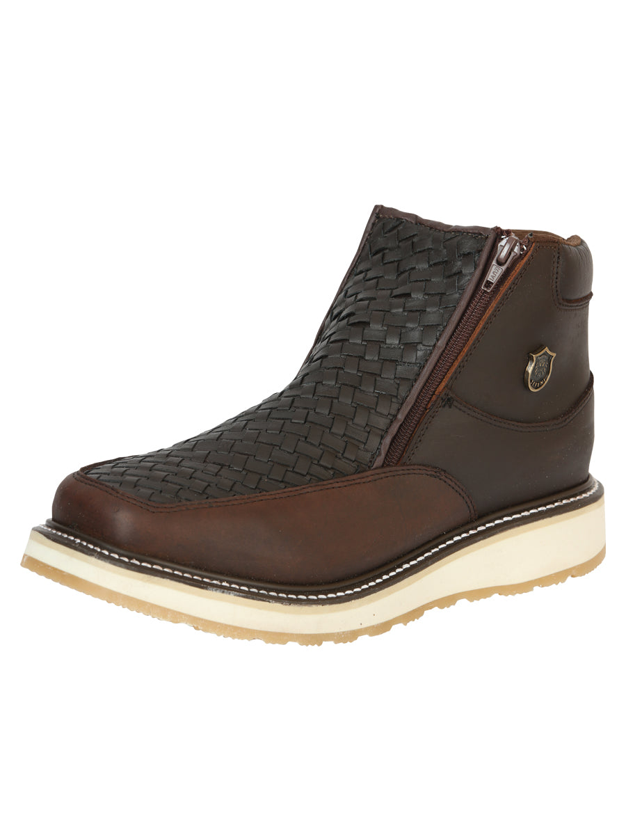 Zapato Doble Cierre Sefeni 502 Crazy Choco 45395