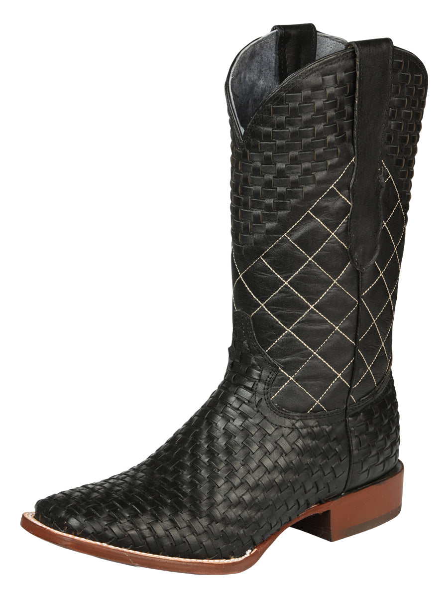 Bota Vaquera Rodeo El General para Hombre - Negro - Modelo 45438