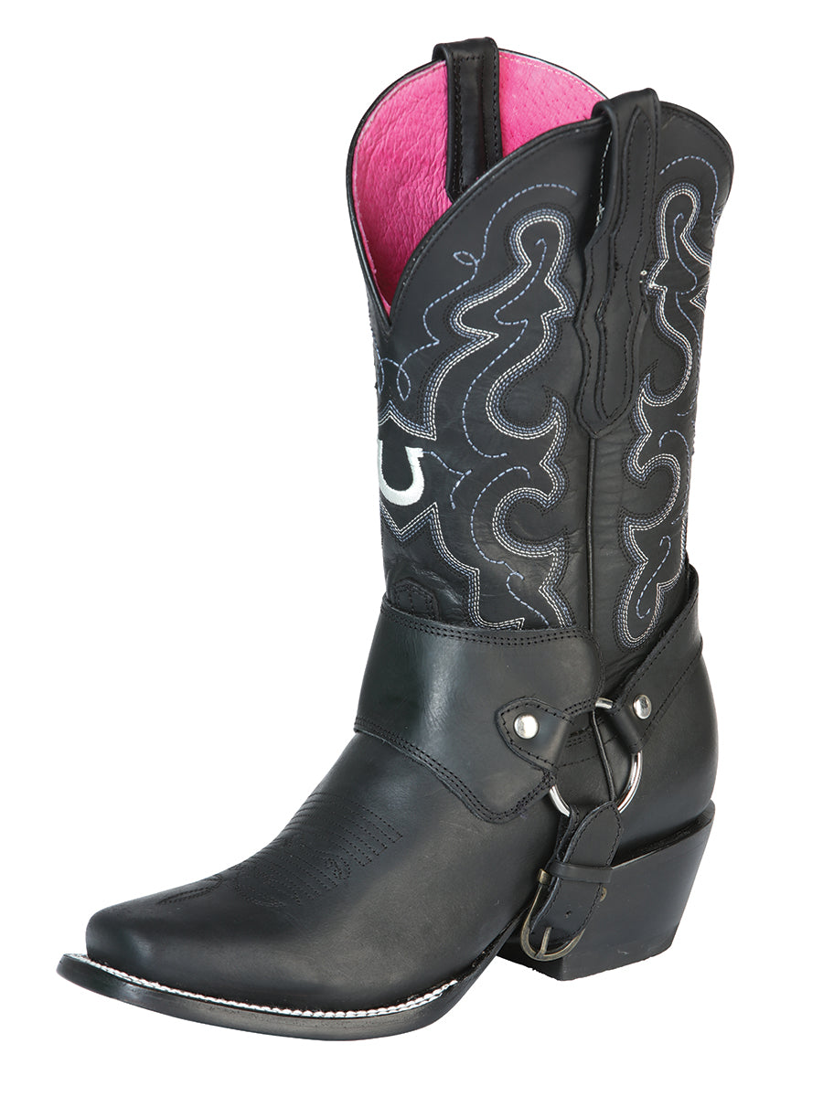 el General Dama Vaquero Bota - Negro 51135