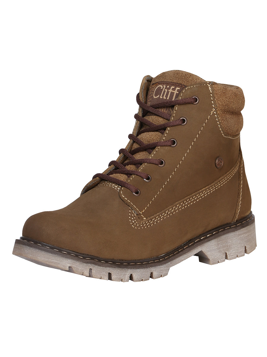 Procliff Protection Lace - Up Bota de Trabajo - Gamuza Café 91468