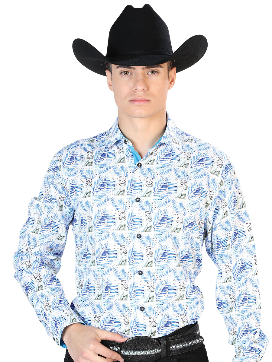 Camisa Casual Manga Larga Centenario 7001 95% Poliéster 5% Elastano Blanco 126277