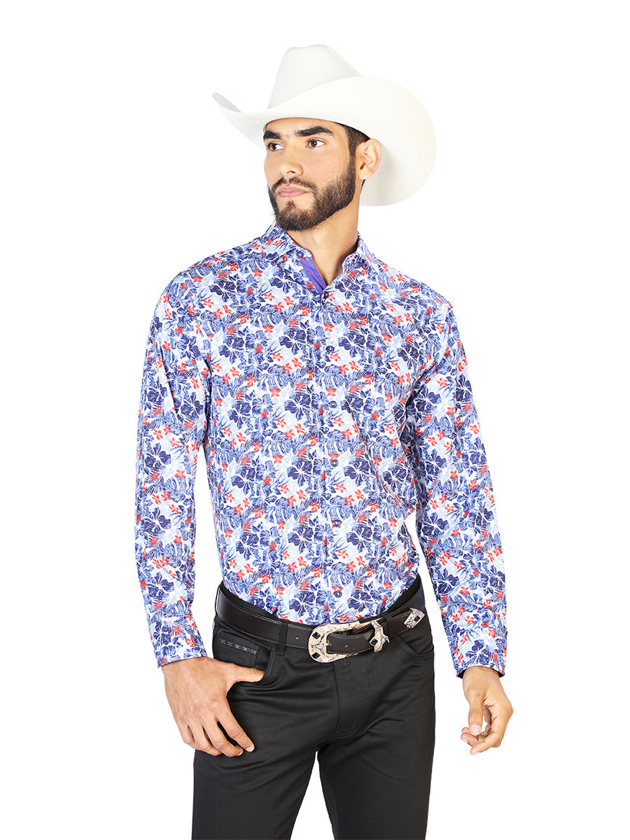 Camisa Casual Manga Larga Centenario 7001 95% Poliéster 5% Elastano Blanco 126278