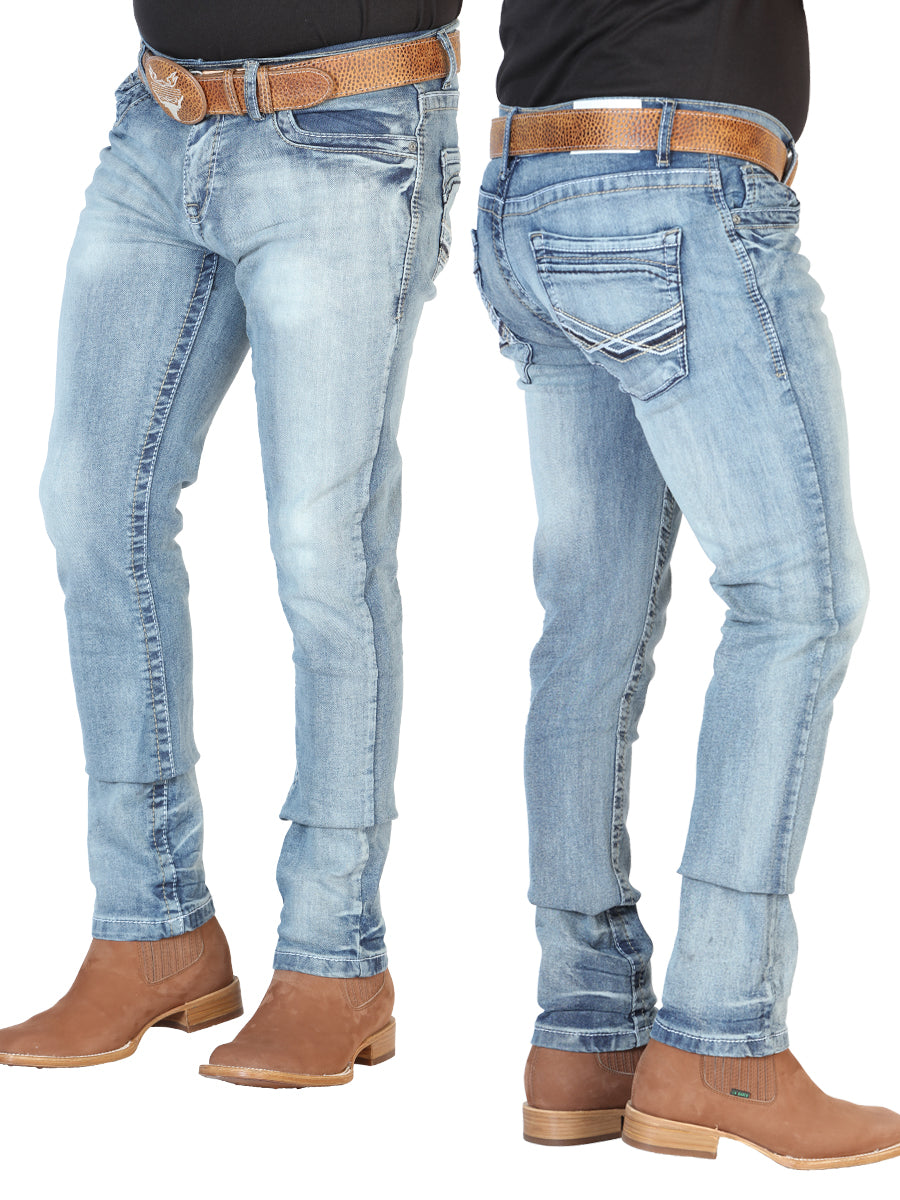 Pantalon El Norteno 99304 Denim Azul Claro 126630