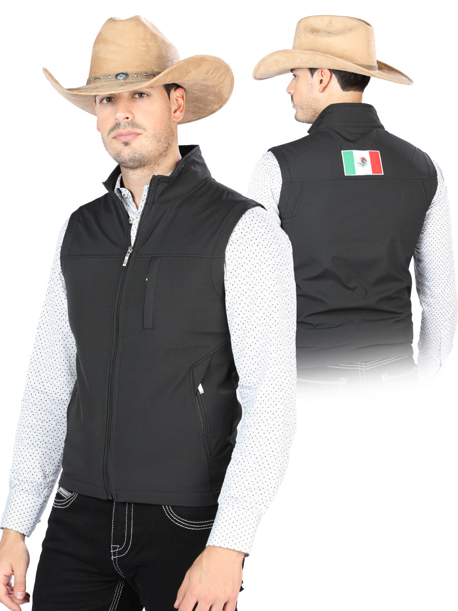 Caballero El General Gamuza Vest Negro 170078